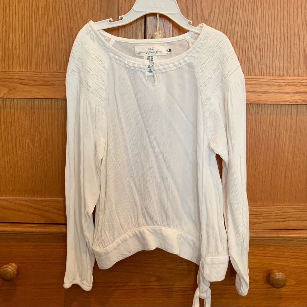 H&M kids girls blouse